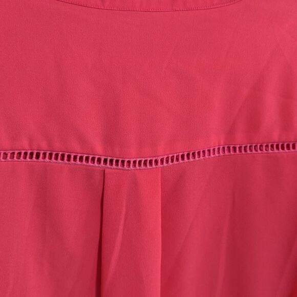 Crosby by Mollie Burch Hot Pink Long Sleeve Blouse Size Small - Picture 7 of 7
